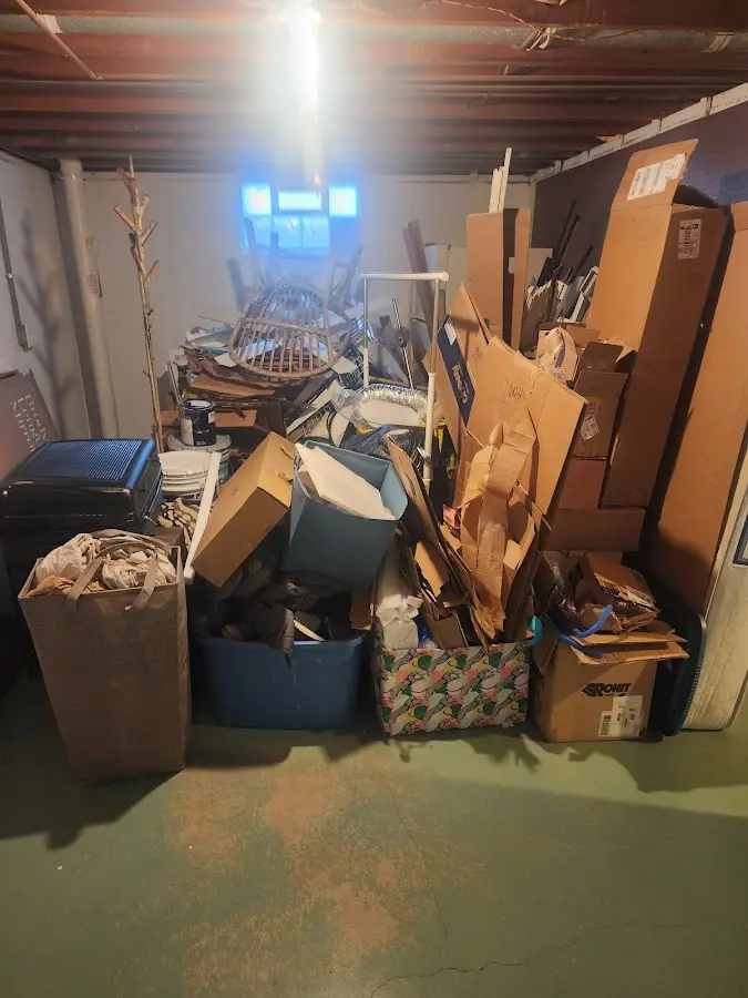 Roll-off dumpster container at job site for Yard Waste Dumpster Rental in Arkansas City